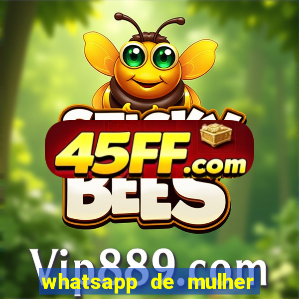 whatsapp de mulher de programa